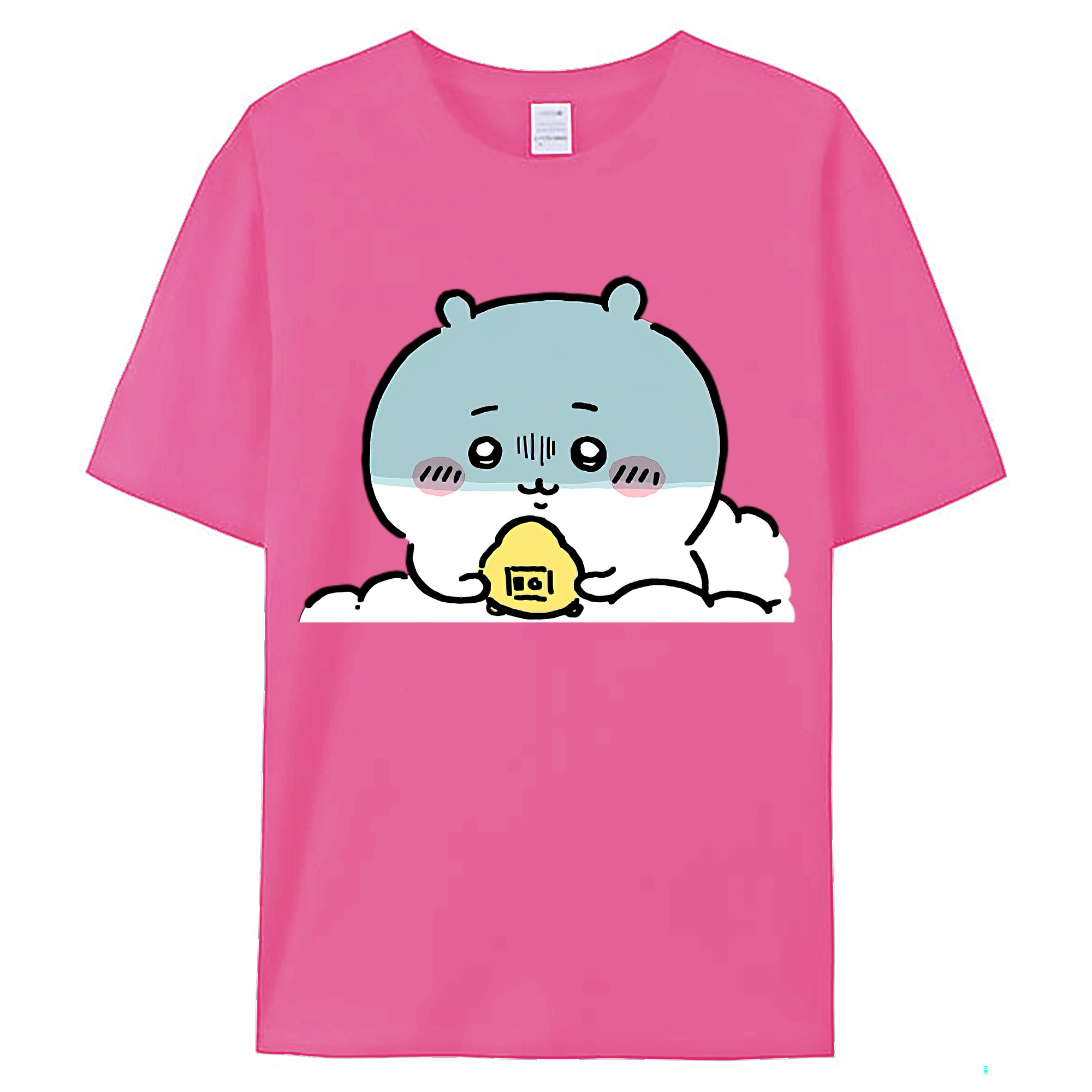 （画像用） ちいかわ ちいかわ Chii-kawa chiikawa レディースカジュアルプリントTシャツ（綿100％）